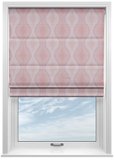 Deco, Blush - Roman Blind
